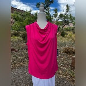 🔜 
 Business Casual Sleeveless Pink Top Size XL